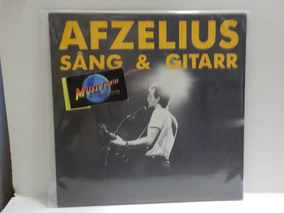 AFZELIUS SÅNG & GITARR M-/EX+ LP + NIMIKIRJOITUS