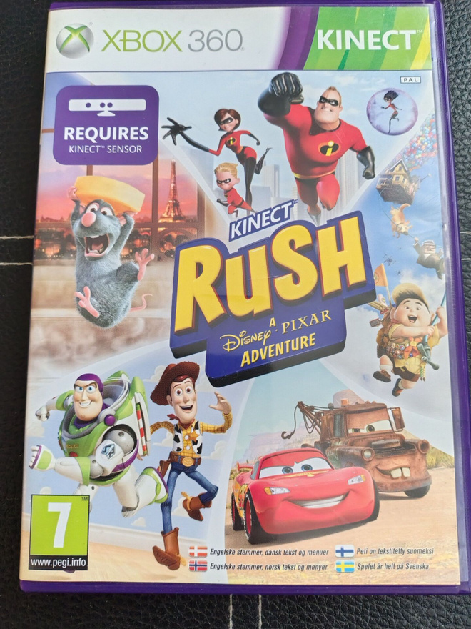 Xbox 360 Rush A Disney Pixar Adventure