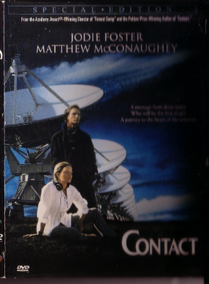 dvd, Contact (Ensimmäinen yhteys) [draama, sci-fi]