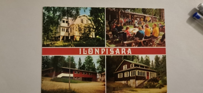 ILONPISARA, Hatunniemi Hämeenlinna, kulkenut postikortti