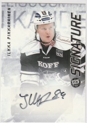 2015/16 Cardset Signature Ilkka Pikkarainen TPS