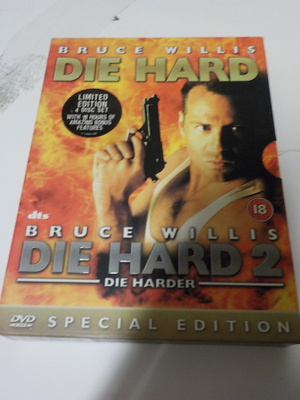 DIE HARD & DIE HARD 2 4DVD BOKSI (W)