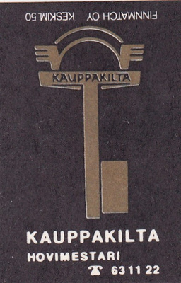 Kauppakilta hovimestari     8/16