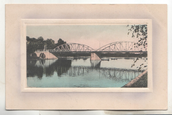 Hämeenlinna silta kortti 1912 kulkenut.
