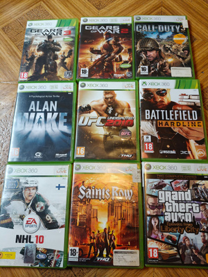Xbox 360 pelit.