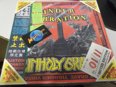 UNHOLY GRAVE - THUNDER VIBRATION VERY RARE LP BOX