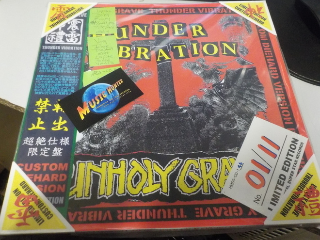 UNHOLY GRAVE - THUNDER VIBRATION VERY RARE LP BOX