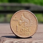 Norja 1 Öre Kapselissä. Halkaisija - 15 mm. - pikkukuva 2