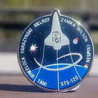 NASA merkki. Halkaisija - 26 mm. Leimalla STS 120 NASA. Ehjä - pikkukuva 2