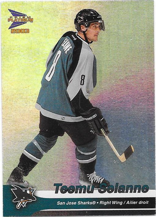 2002-03 McDonald`s Pacific #35 Teemu Selänne San Jose Sharks