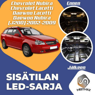 Chevrolet Optra (J200) Sisätilan LED-sarja 7-osa