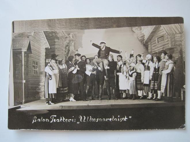 VANHA Valokuva Salo Teatteri 1920-luku