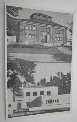 Tampere, Taidemuseo ja Piispantalo, valokuvapk, ei p.