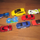 Kahdeksan pikkuautoa - VW, Ford, Porsche, Hotwheels,... - pikkukuva 1