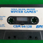 Gold, Silver, Bronze Winter Games peli, Epyx 1988 CBM 64/128 - pikkukuva 1