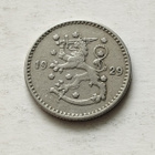 1 mk, circ, v . 1929 CuNi, päällelyönti - pikkukuva 4
