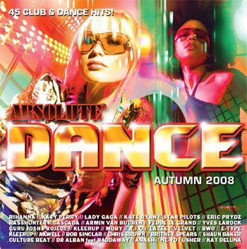 Absolute Dance Autumn 2008 (2CD) VG+! Basshunter E-Type Moby