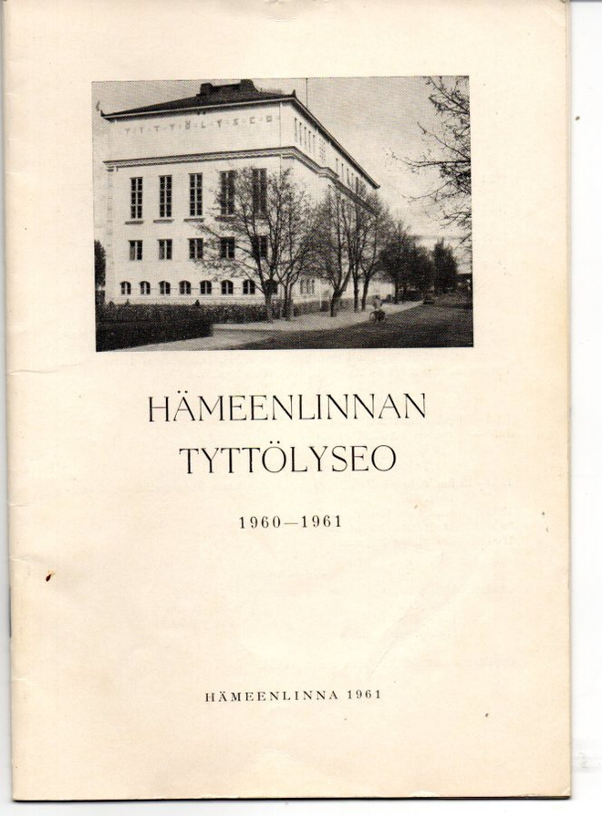 Hämeenlinnan Tyttölyseo, vuosikertomus 1960-61