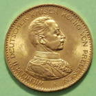 Saksa Preussen, 20 Mark 1914 Univormu (aika harvinainen). - pikkukuva 1