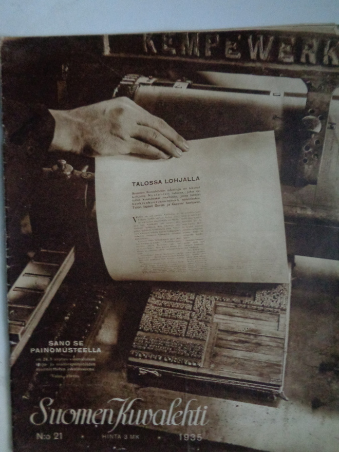 Suomen Kuvalehti Nro 21/1935 (5.11)