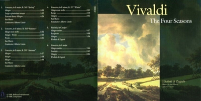 * Vivaldi The Four Seasons Lue Kuvaus Audiocd Uusi