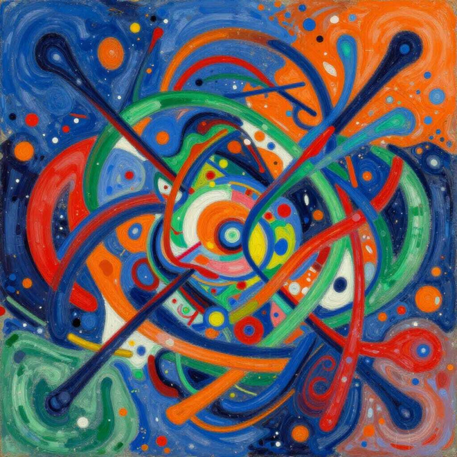 Uusi abstrakti alumiinitaulu 20 cm x 20 cm