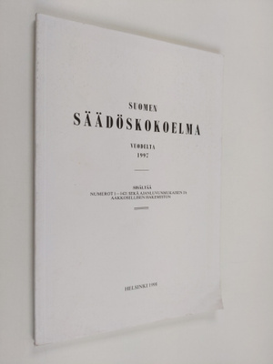 Suomen säädöskokoelma vuodelta 1997