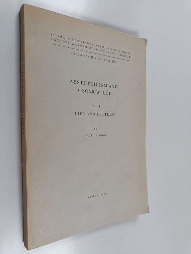 Aatos Ojala : Aestheticism and Oscar Wilde