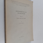 Aatos Ojala : Aestheticism and Oscar Wilde - pikkukuva 1