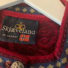 Skjaeveland punainen norjalainen villatakki XS - pikkukuva 5