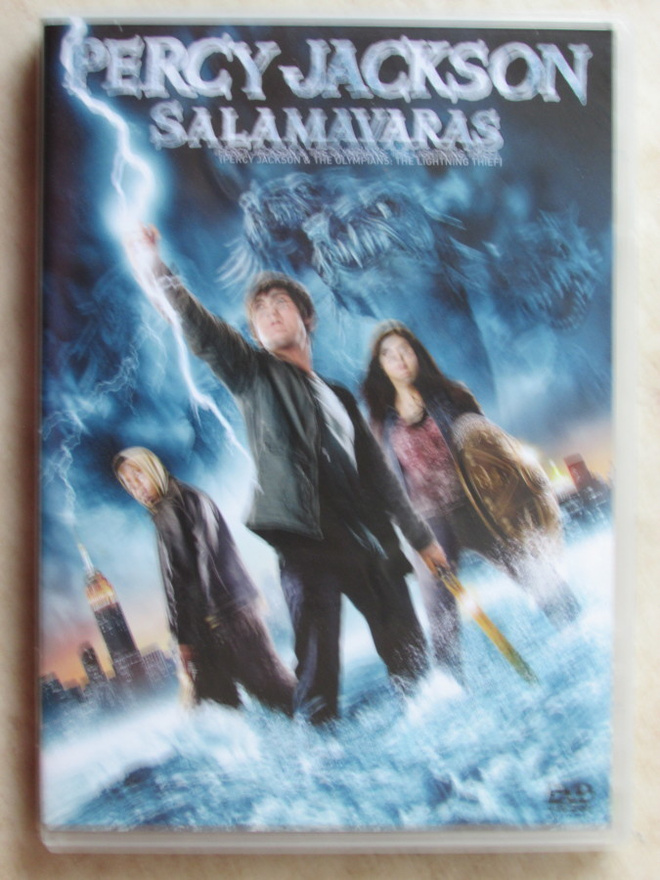 Percy Jackson - Salamavaras, DVD.
