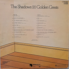 THE SHADOWS : 20 GOLDEN GREATS LP - pikkukuva 2