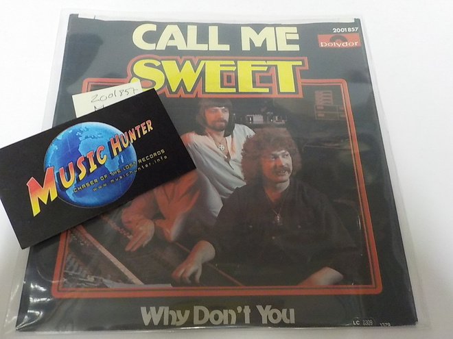 SWEET - CALL ME / WHY DON'T YOU GER -79 M-/EX+ 7"