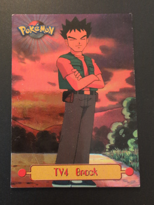 Brock TV4 foil Pokemon Topps