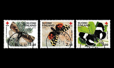1167-9 o Punainen Risti perhosia (1992)