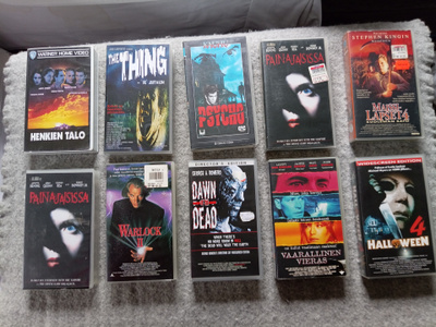 Vhs paketti 10 kpl