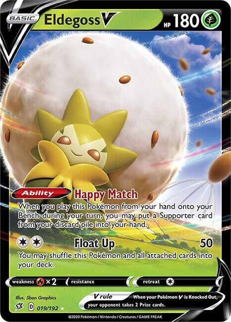 Eldegoss V 019/192 - Rebel Clash - NM/M