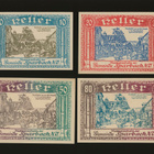 Itävalta Notgeld 10, 20, 50, 80 Heller, Sparbach - pikkukuva 1