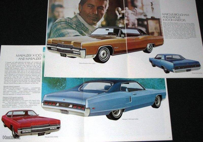 1970 Mercury Marquis PRESTIGE esite - KUIN UUSI - ISO