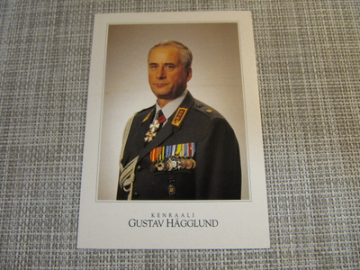 Postikortti Kenraali Gustav Hägglund .