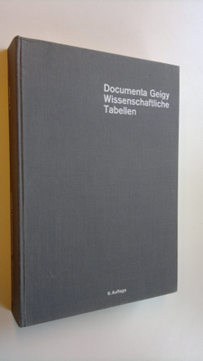 Documenta Geigy : Wissenschaftliche Tabellen
