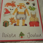 Iso Joulukortti Joulupukki koko 21 x 29,5 cm - pikkukuva 3