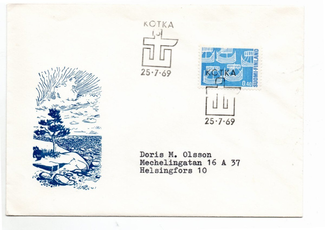 Kotka: Meripäivät (erikoisleima 25.7.1969)