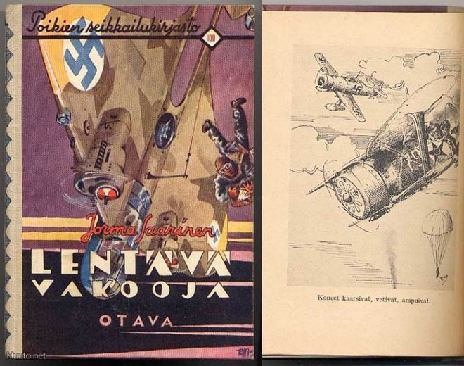 Saarinen, Jorma: Lentävä vakooja (1.p., PSK#100, 1942)