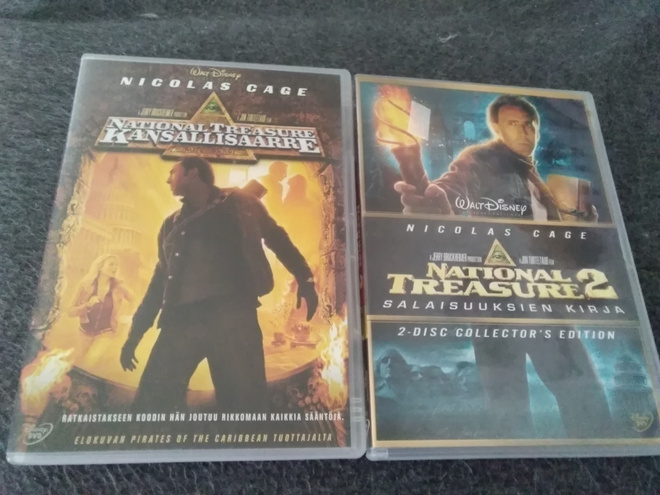 Kansallisaarre - elokuvat 1 & 2  (Nicolas Cage)