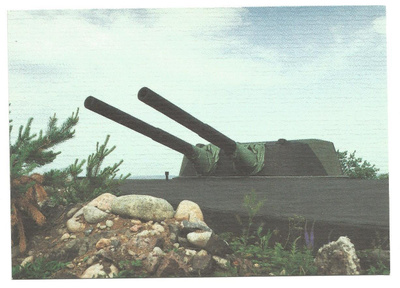 JÄREÄ OBUHOV 305 mm RANNIKKOTYKKI - KUIVASAAREN LINNAKE -