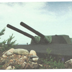JÄREÄ OBUHOV 305 mm RANNIKKOTYKKI - KUIVASAAREN LINNAKE - - pikkukuva 1