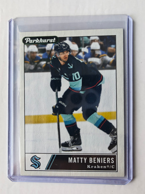 Matty Beniers 2025-26 Parkhurst Hockey Blank Back