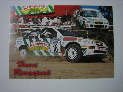 Ford rallikortti 11: Ford Escort / Harri Rovanperä