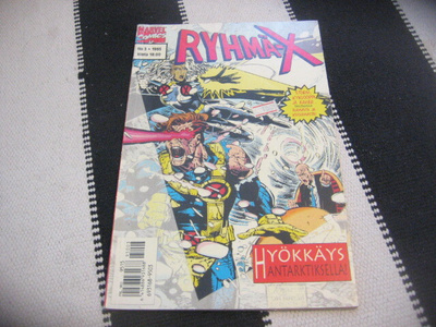 Marvel Ryhmä-X 3/1995 (hyökkäys Antarktiksella!)
